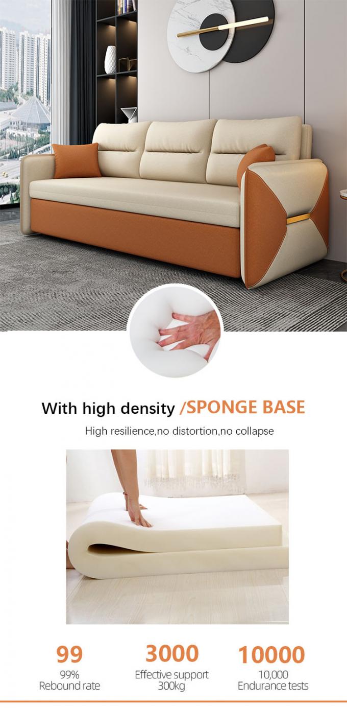 เฟอร์นิเจอร์ห้องนั่งเล่น โซฟาแปลงได้ เตียง Loveseat Sleeper Cover 3
