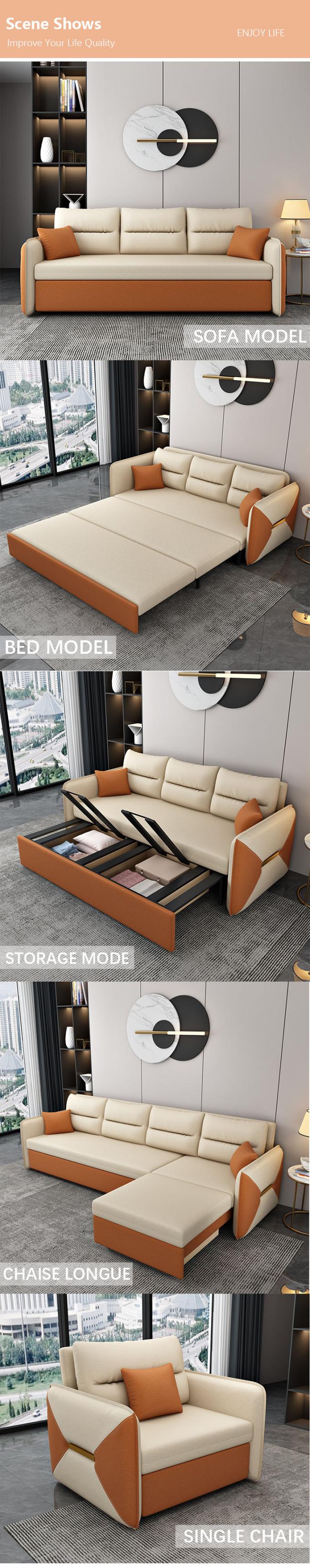 เฟอร์นิเจอร์ห้องนั่งเล่น โซฟาแปลงได้ เตียง Loveseat Sleeper Cover 5