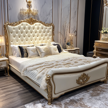 บ้าน เฟอร์นิเจอร์ ห้องนอน ขนาดใหญ่ โมเดิร์น ดีไซน์ เตียงคู่หรู 7