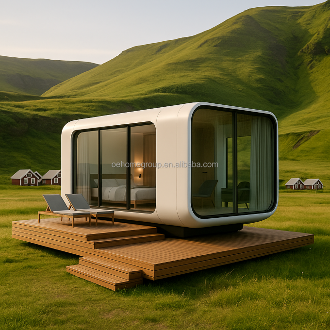 เสียงกันเสียง OEM ODM โมดูลอเรอร์ สํานักงานส่วนตัว Pods Outdoor Capsule สําหรับลานสวนภายนอก 2