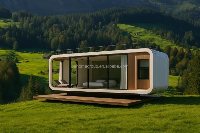 เสียงกันเสียง OEM ODM โมดูลอเรอร์ สํานักงานส่วนตัว Pods Outdoor Capsule สําหรับลานสวนภายนอก 7
