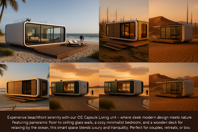 เสียงกันเสียง OEM ODM โมดูลอเรอร์ สํานักงานส่วนตัว Pods Outdoor Capsule สําหรับลานสวนภายนอก 12
