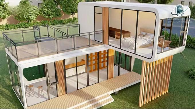 บ้านพักตากอากาศแบบถอดได้ สวนเคลื่อนที่ บ้านสวนพร้อมหลังคา ตู้เก็บของกลางแจ้งแบบพกพาสำหรับสวน 1