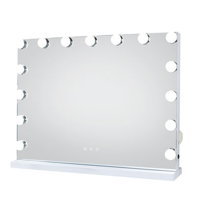 OEM LED กระจกฮอลลีวู้ดขนาดใหญ่สําหรับเครื่องสําอาง Vanity
