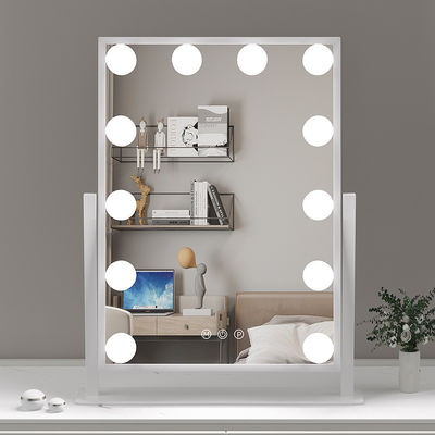 เครื่องทํางานแสงฮอลลีวู้ด กระจก Vanity Lights USB ดิมเมอร์ ลม