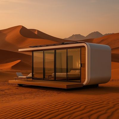ทนทาน ใช้งานต่าง ๆ บ้านคอนเทนเนอร์ Prefab บ้านพกพาขนาดเล็ก บ้านขนาดเล็ก โมดูล บ้านแคมป์ โรงแรม แคร์สเปซ