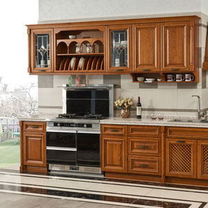 ครัวที่กําหนดเอง Alder ตู้ไม้ Set Pantry สําหรับบ้านที่ทันสมัย